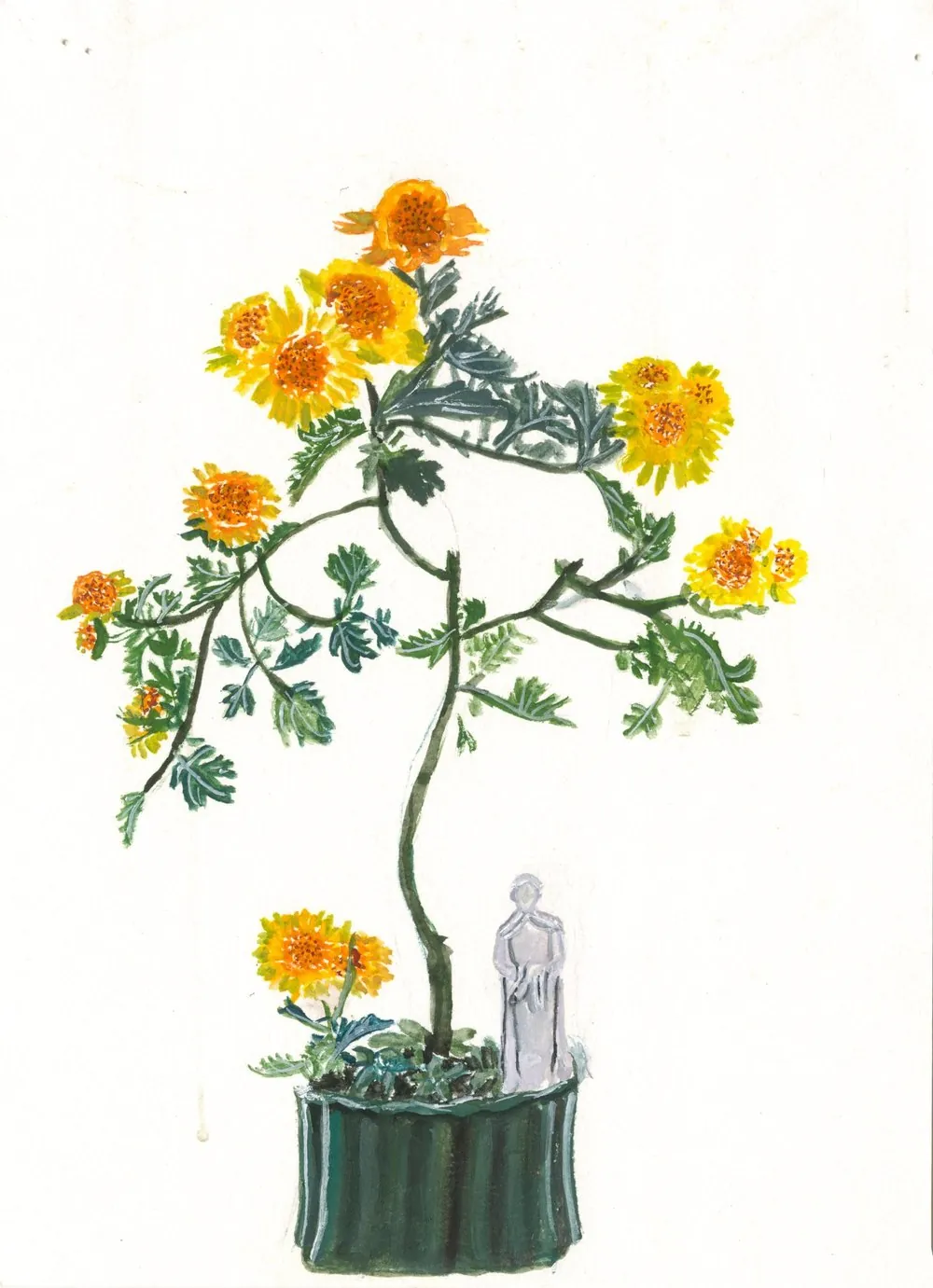 客户作品：瓶花与瓷像